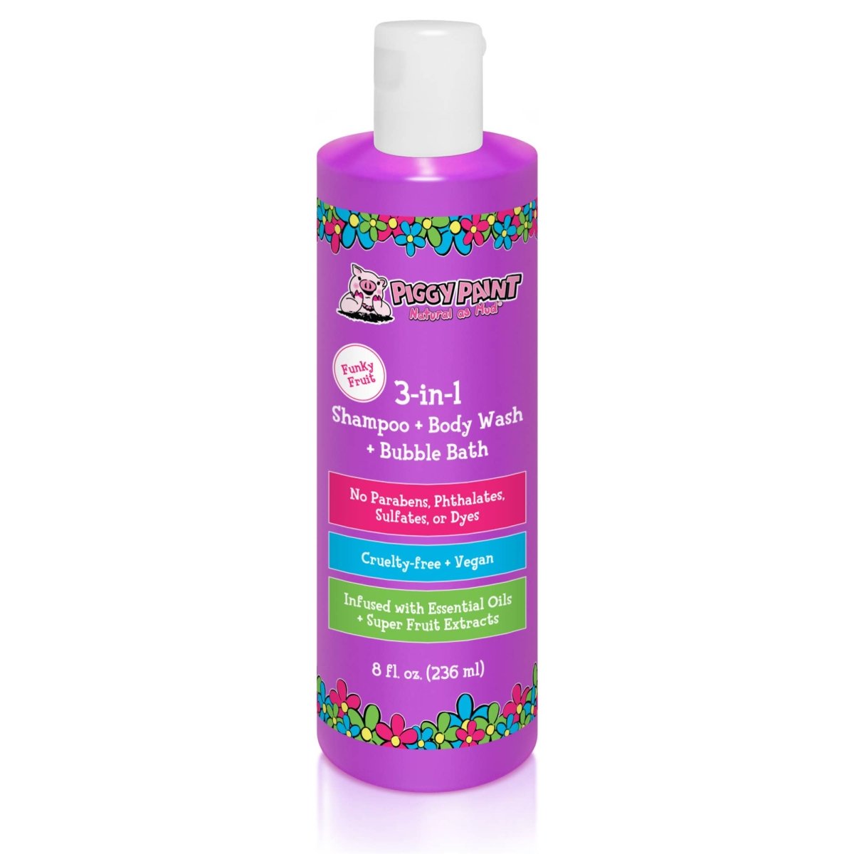 Rock the Locks - 3 - in - 1 Shampoo + Body Wash + Bubble Bath - Purses & Pearls