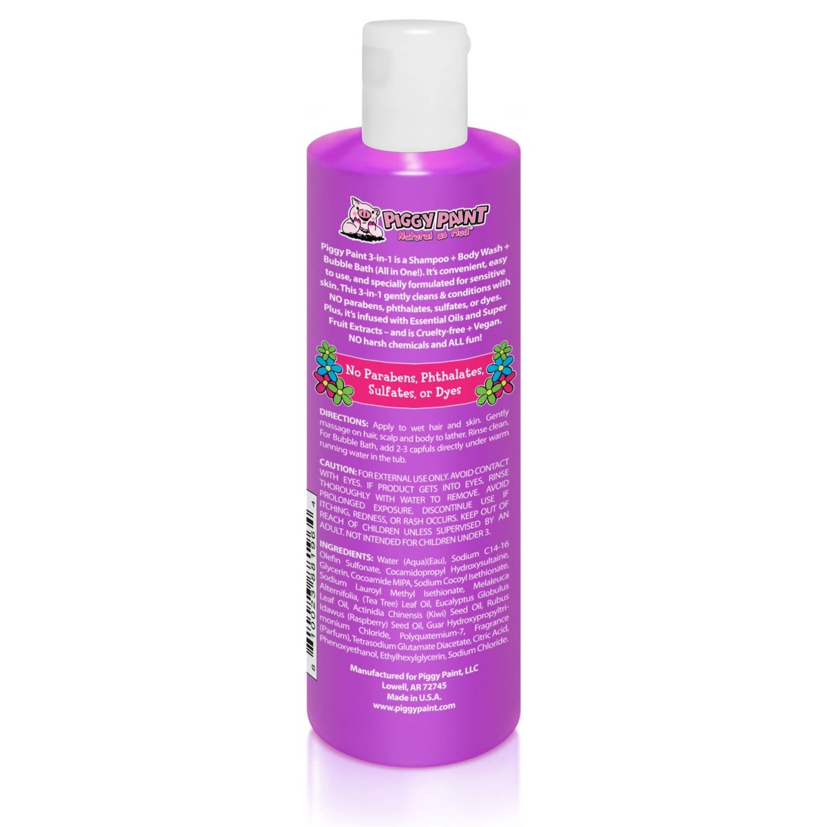 Rock the Locks - 3 - in - 1 Shampoo + Body Wash + Bubble Bath - Purses & Pearls