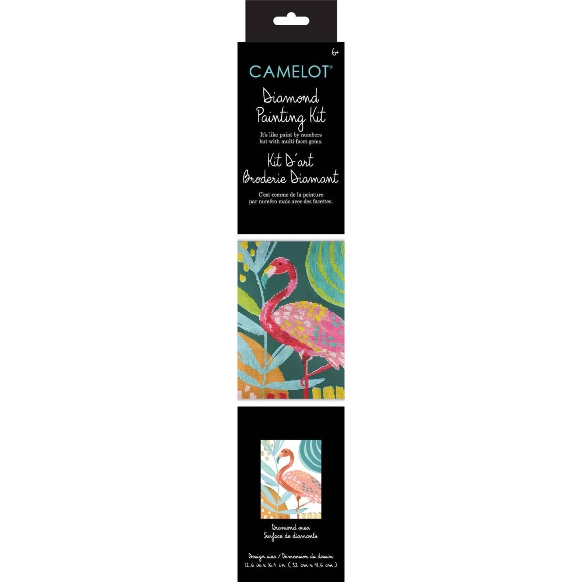 Safari Flamingo Diamond Painting Kit - Purses & Pearls