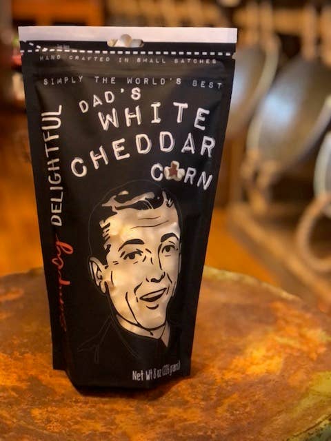 Simply Delightful - Dad's White Cheddar Popcorn - Purses & Pearls