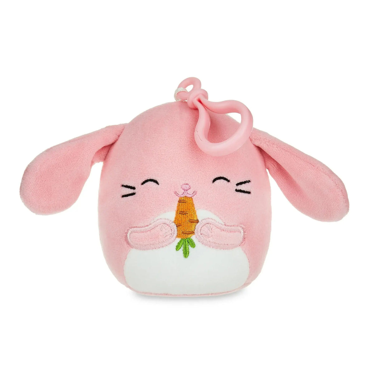 Squishmallow Plush Toy Easter 3.5" Clip Bop the Bunny - Purses & Pearls