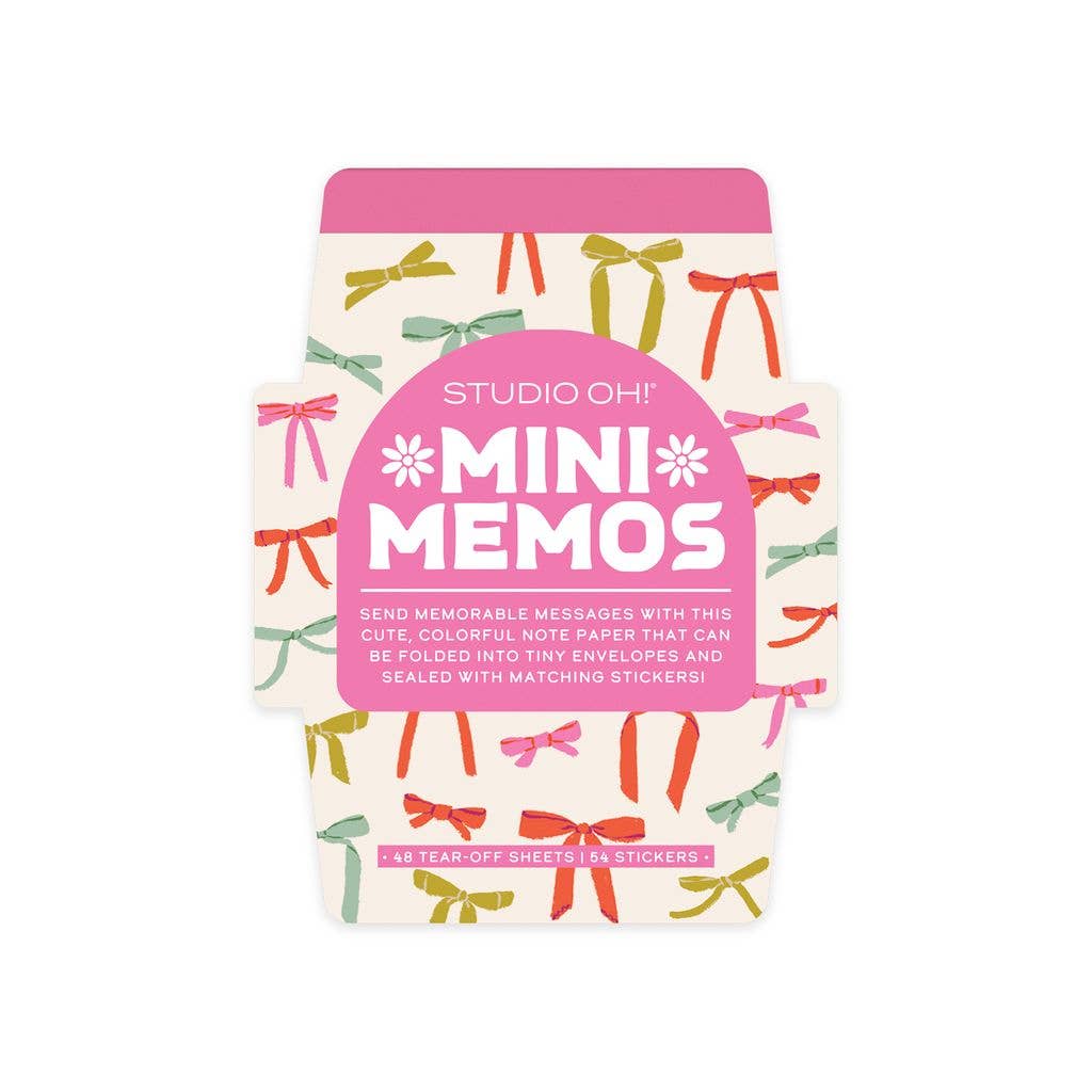 Studio Oh! - Put a Bow on It Mini Memos with Stickers - Purses & Pearls