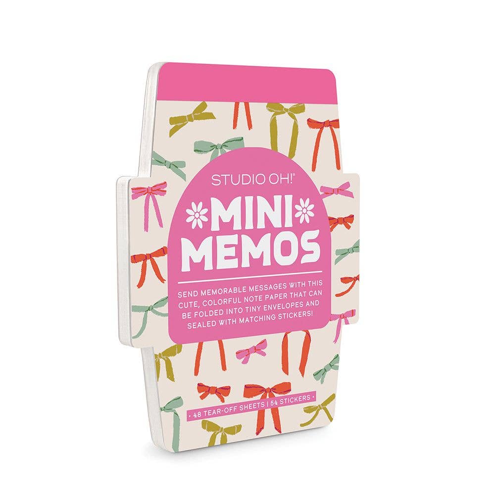 Studio Oh! - Put a Bow on It Mini Memos with Stickers - Purses & Pearls