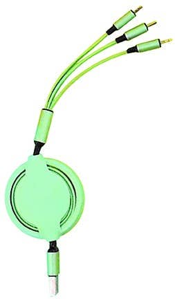Tech Trendz - 3in1 Retractable Charging Cable - Purses & Pearls