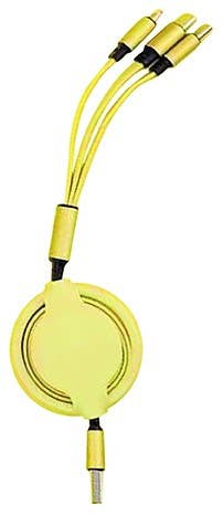 Tech Trendz - 3in1 Retractable Charging Cable - Purses & Pearls