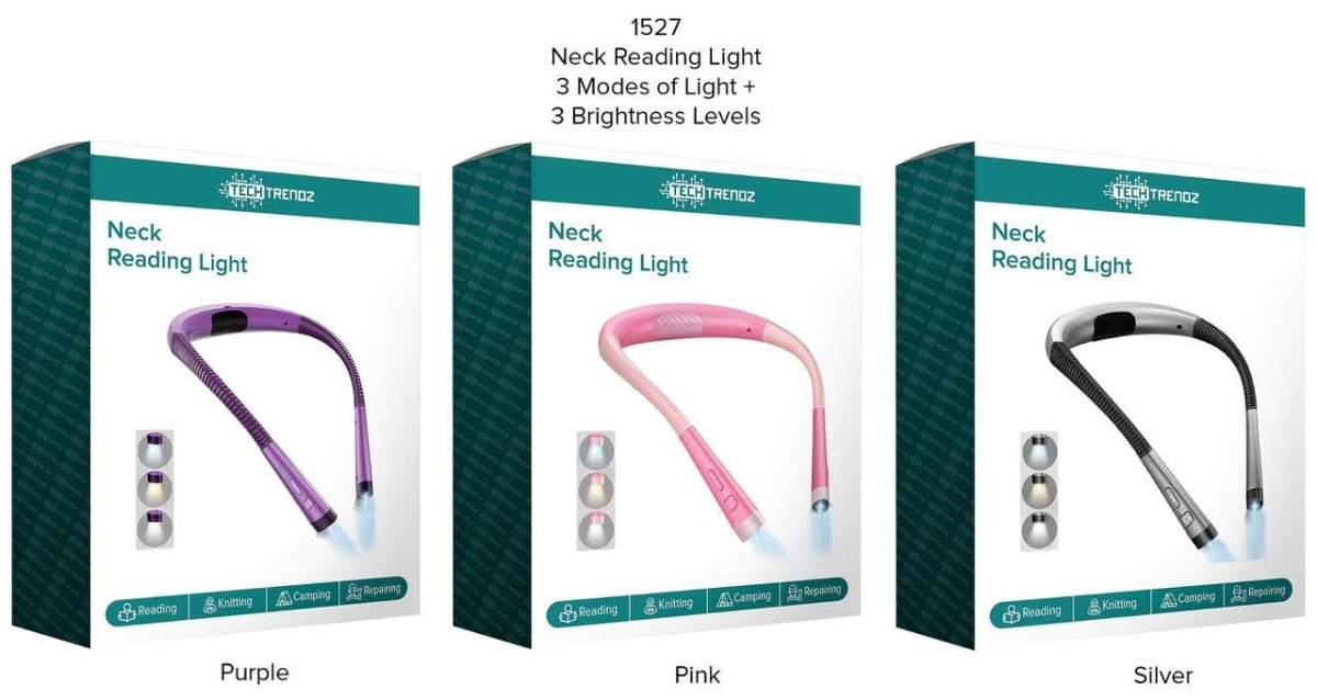 Tech Trendz - Neck Reading Light - Purses & Pearls