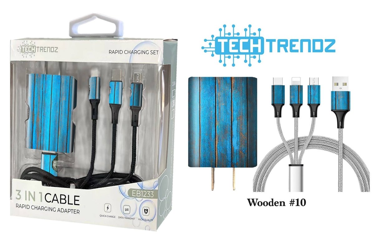 Tech Trendz - Quick Charging All In One Set - Purses & Pearls