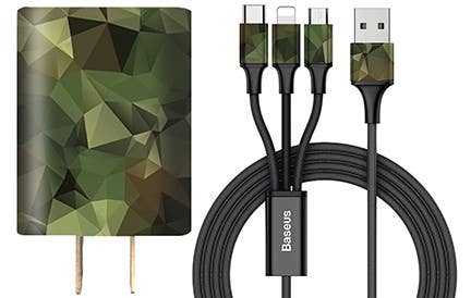 Tech Trendz - Quick Charging All In One Set - Purses & Pearls
