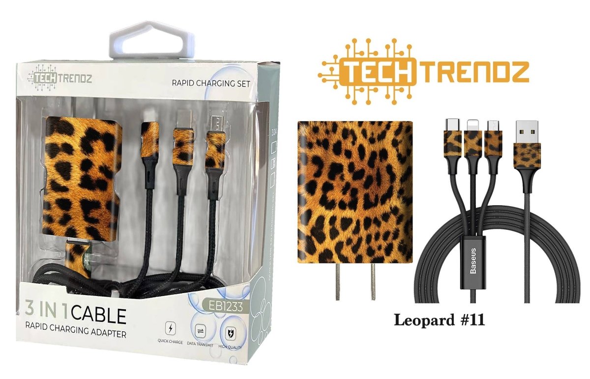 Tech Trendz - Quick Charging All In One Set - Purses & Pearls