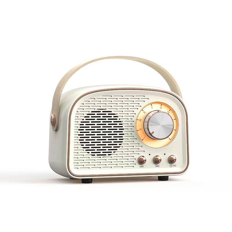 Tech Trendz - Retro Bluetooth Speaker - Purses & Pearls