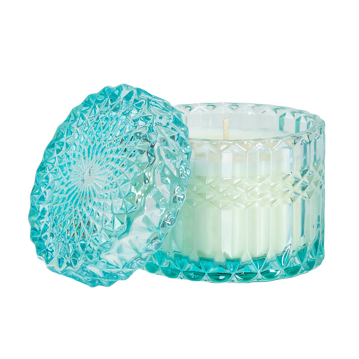 Tropical Breeze 8oz Petite Shimmer Candle - Purses & Pearls