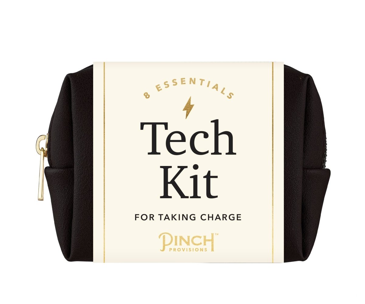 Unisex Tech Kit in Black - Purses & Pearls