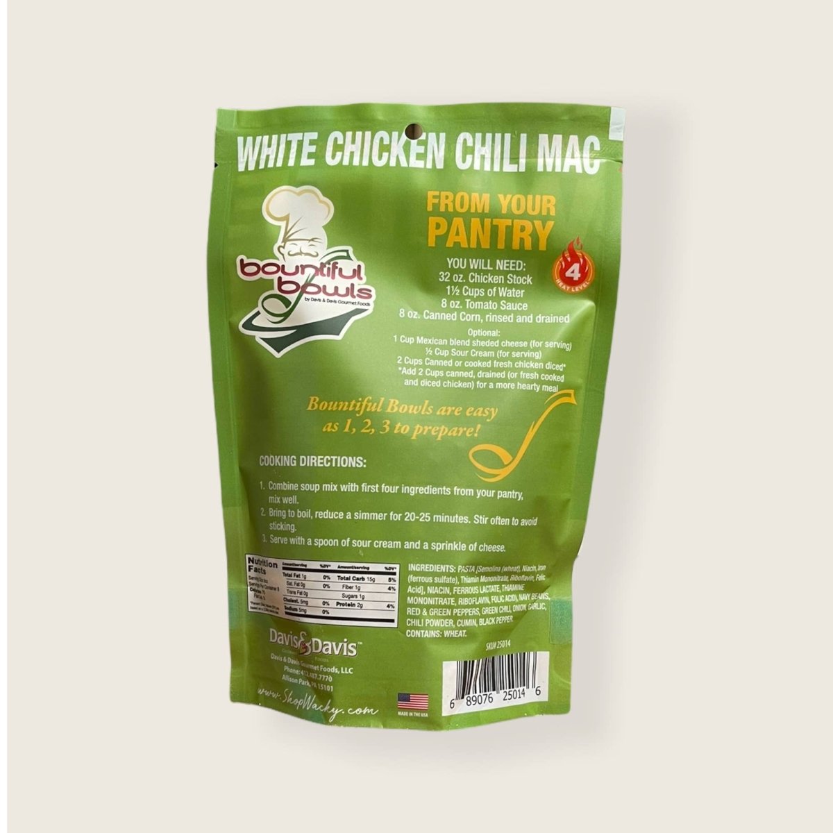 White Chicken Chili Mac Soup Mix - Purses & Pearls