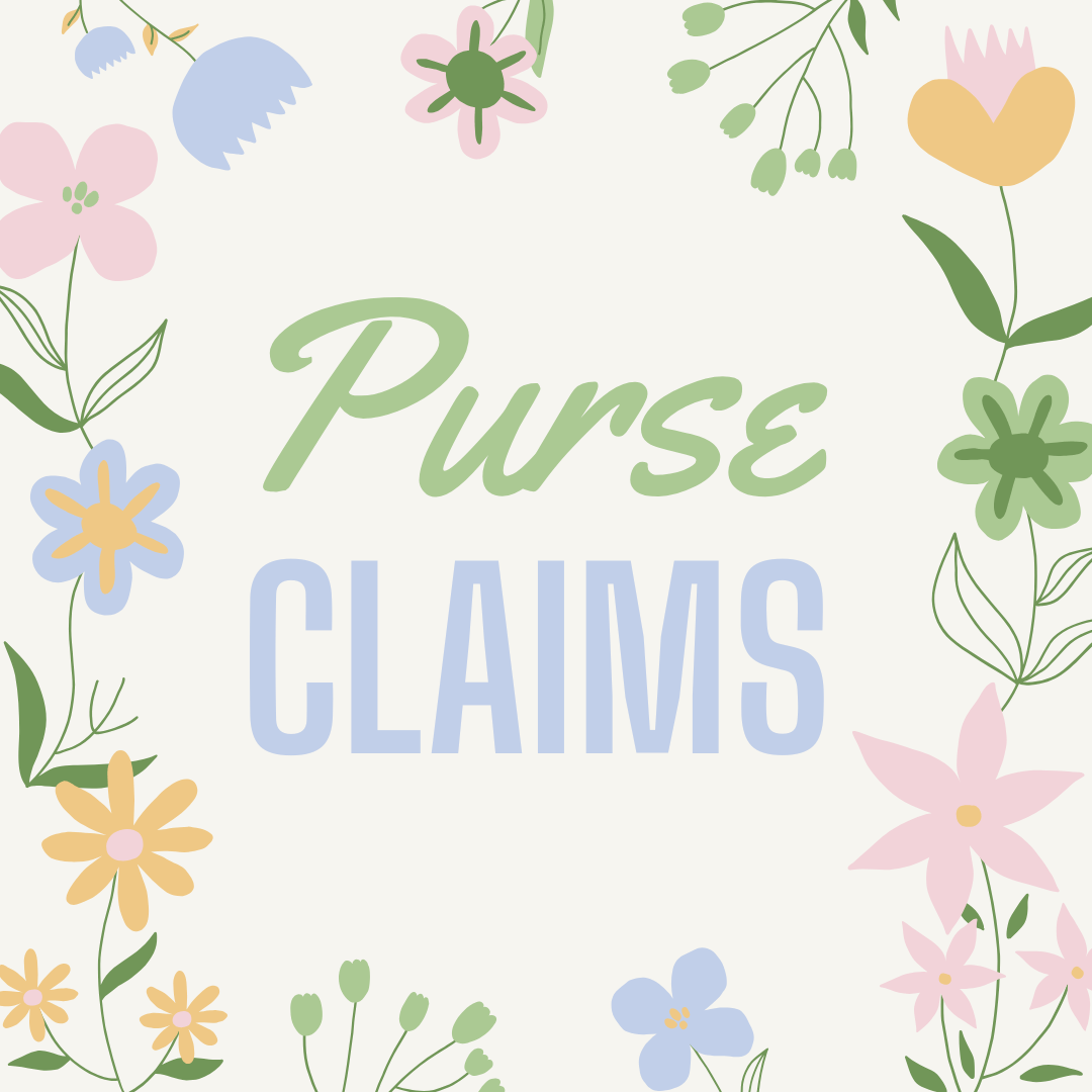 Purse Claims - Purses & Pearls