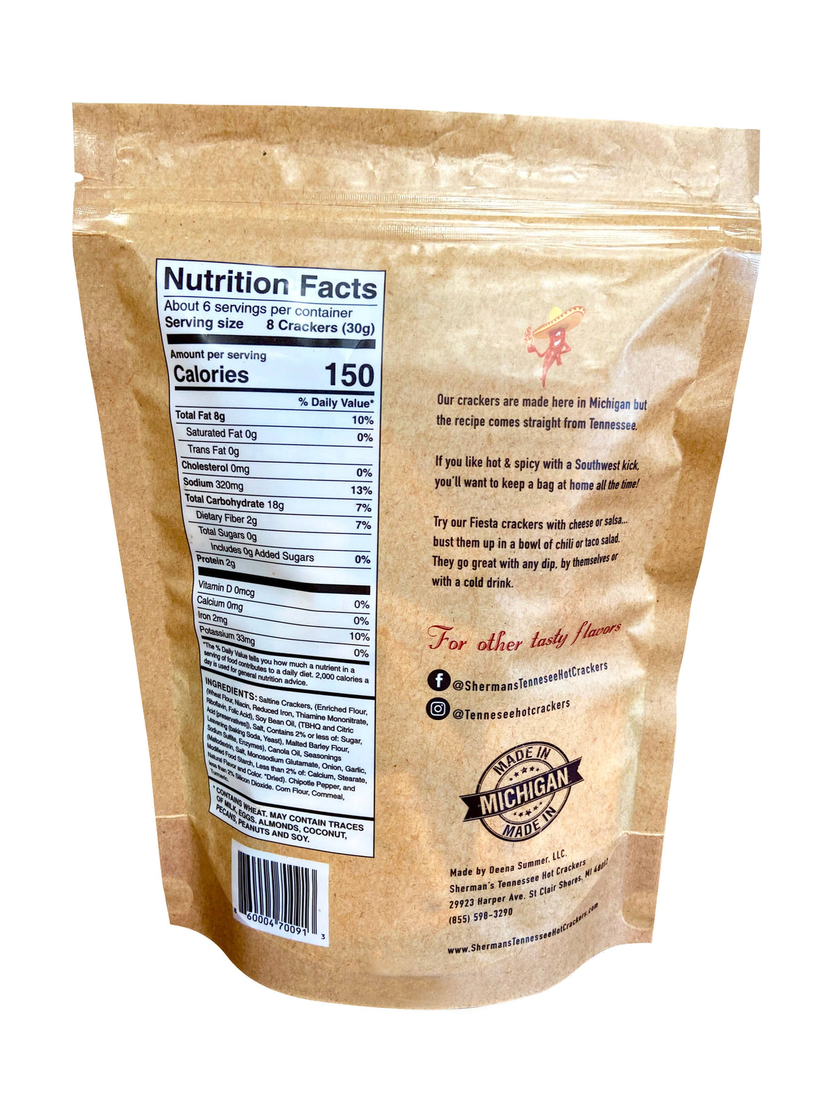 Tennessee Hot Crackers, Fiesta Flavor