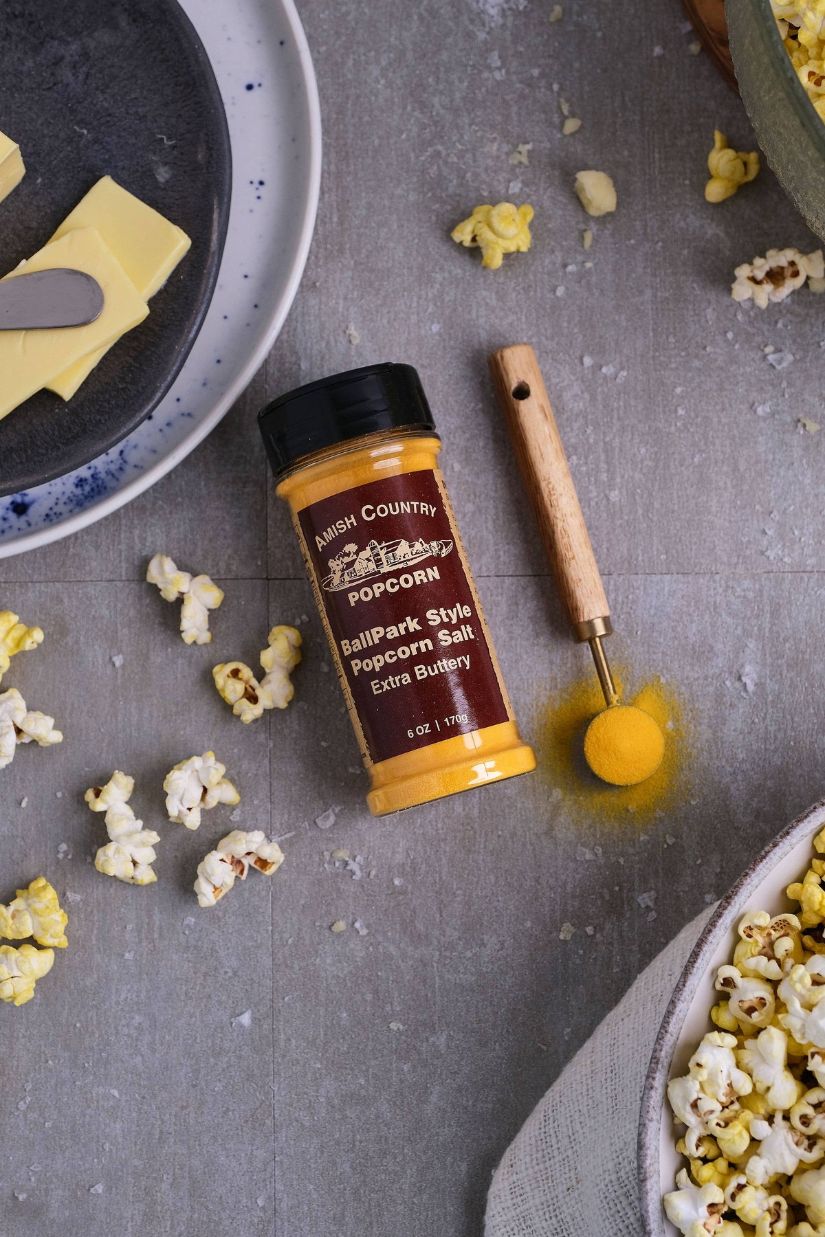 Amish Country Popcorn - 5.5oz. Ballpark-Style Popcorn Salt