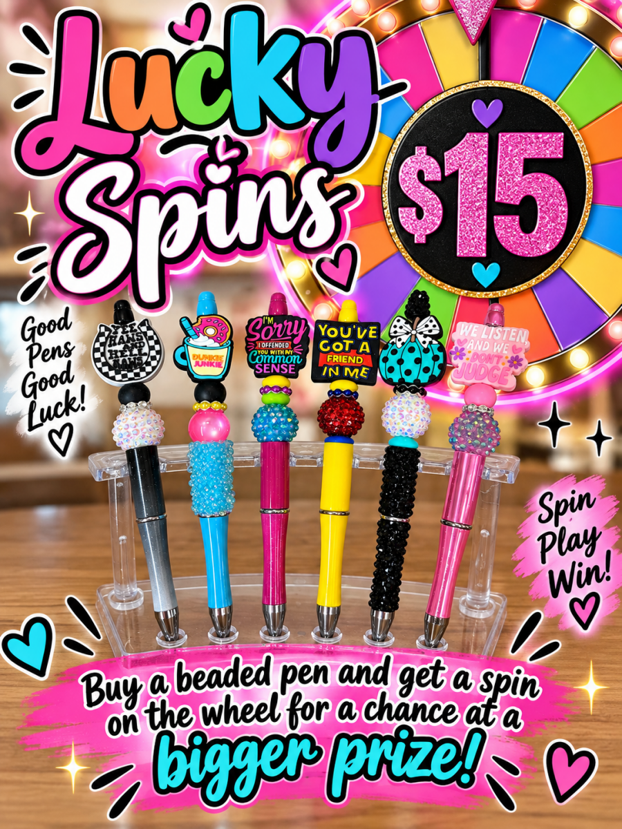 $15 Lucky Spins - Purses & Pearls