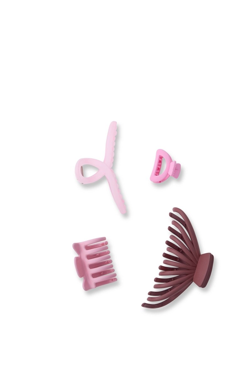 4 Claw Assorted Size Pack - Jazzberry Jam - Purses & Pearls