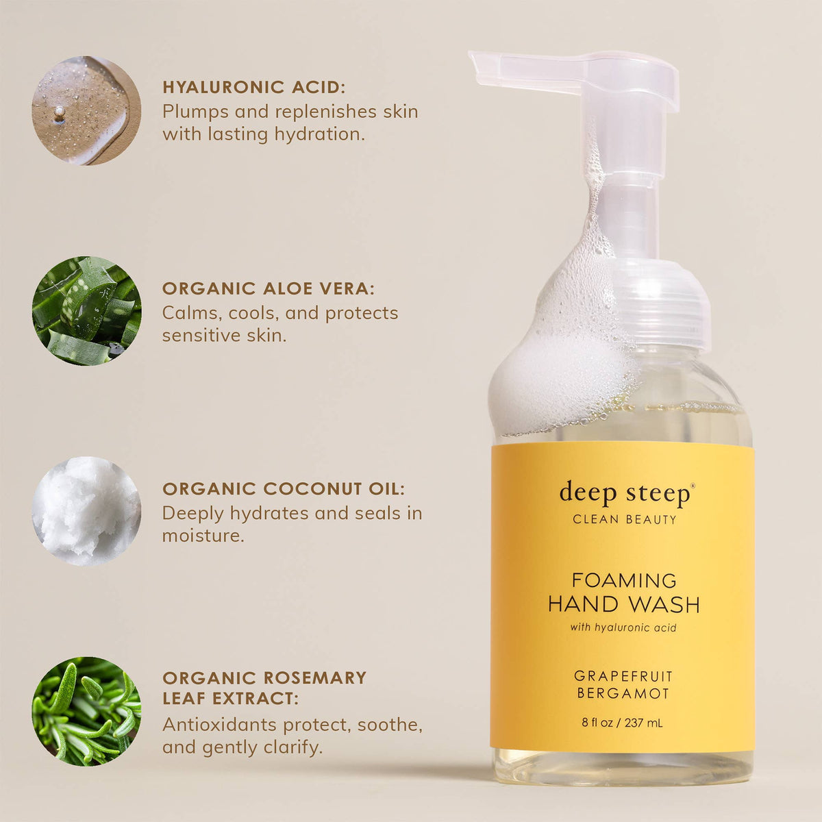 Lavender Chamomile Moisturizing Foaming Hand Wash 8oz