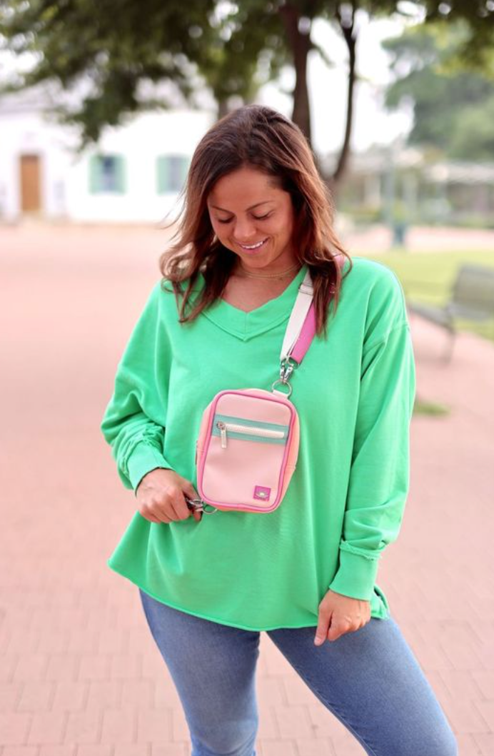 Jadelynn Brooke - Crossbody Purse- Sorbet