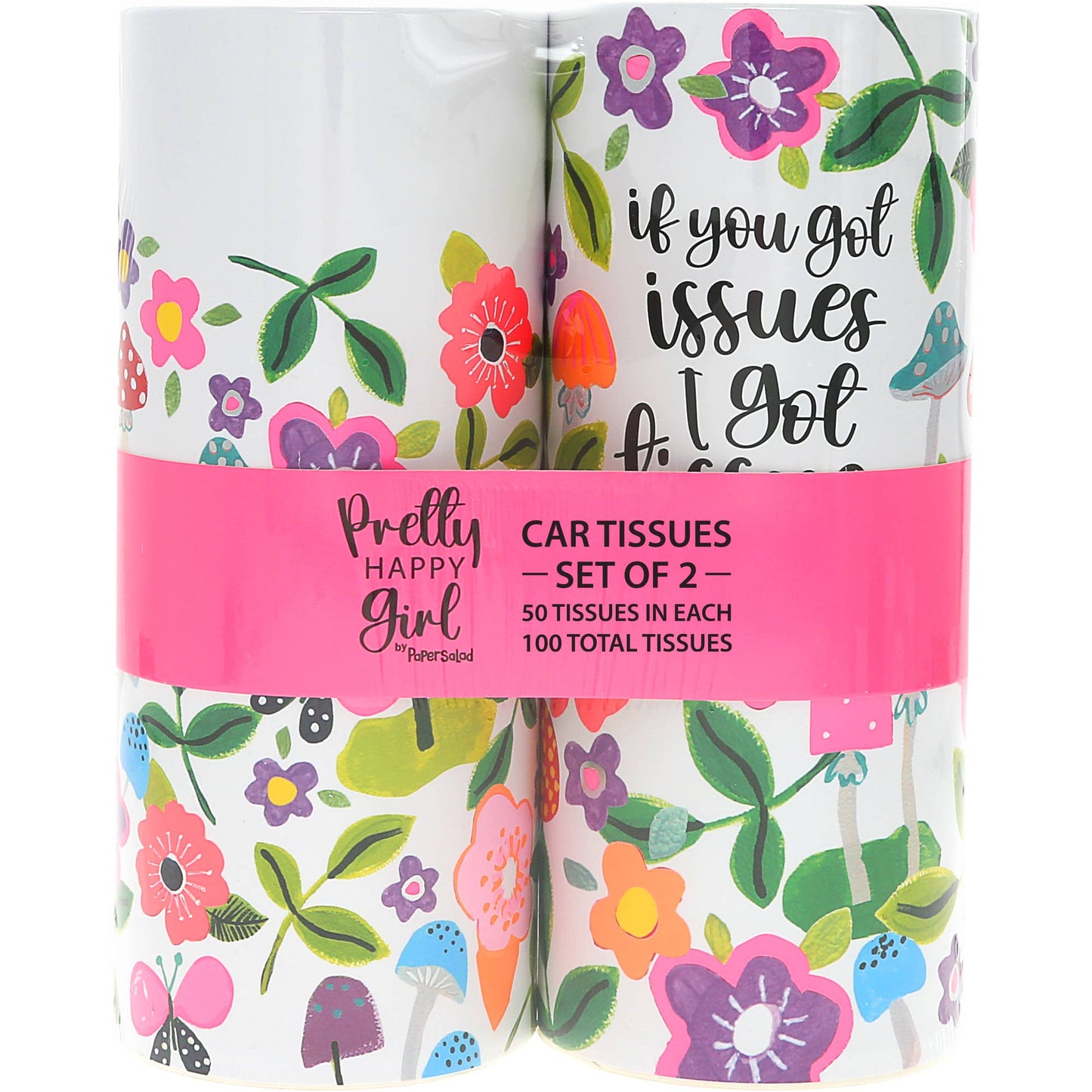 Issues - Car Facial Tissues (Set of 2)