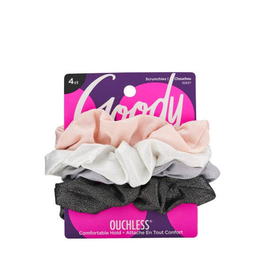 Goody - SHIMMER SCRUNCHIES MULTI-4 CT