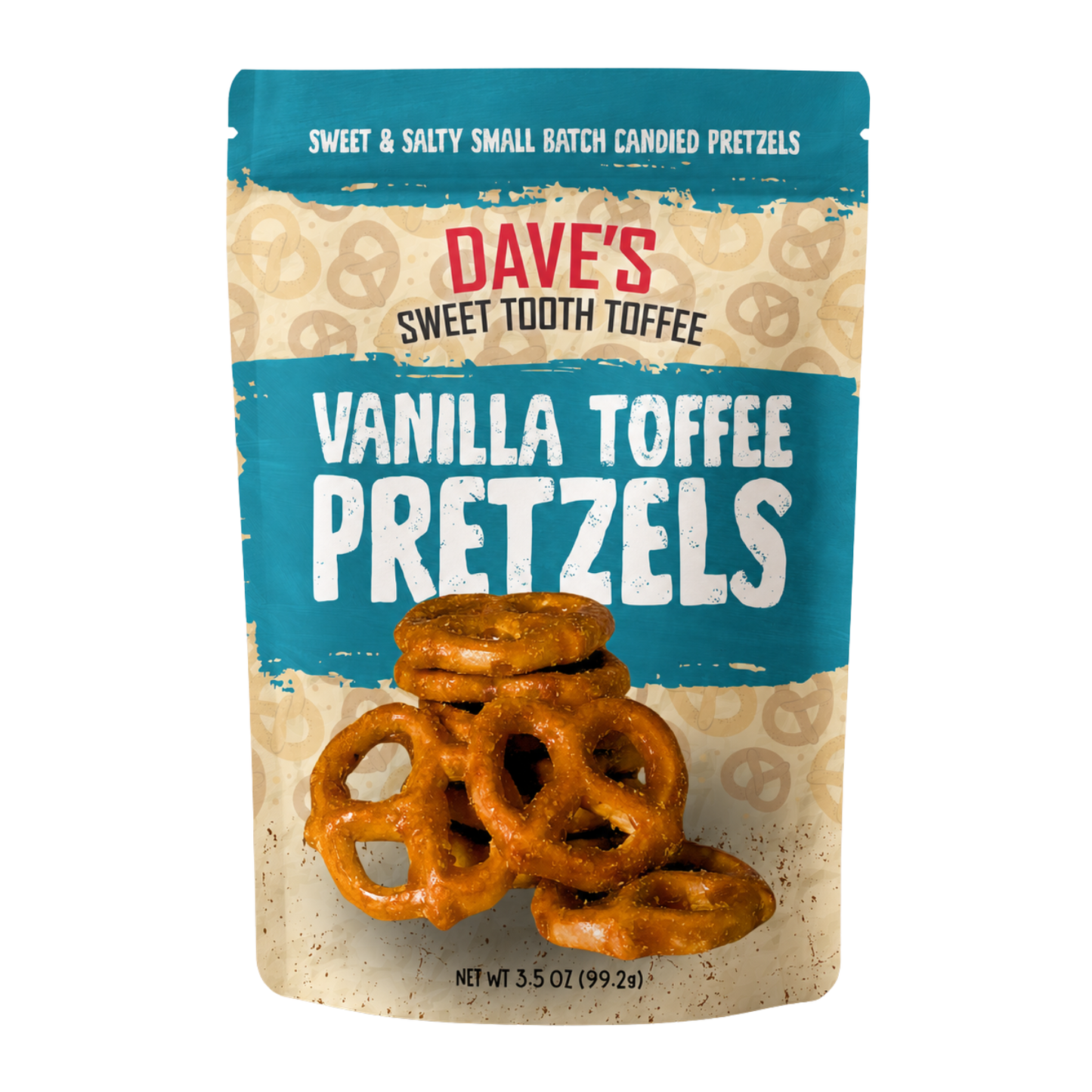 Dave's Sweet Tooth Chocolate Toffee - Vanilla Toffee Covered Pretzels