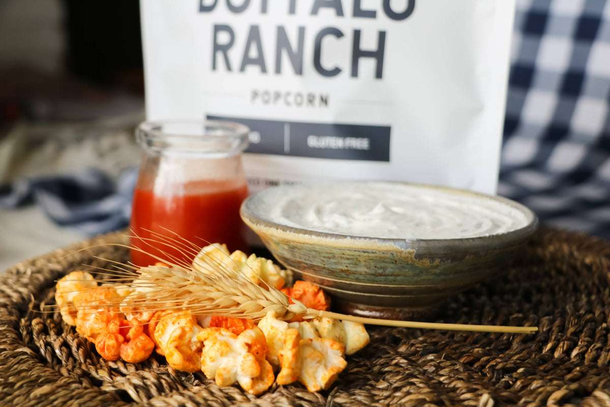 Corks Popcorn - Bold and Spicy Buffalo Ranch Popcorn - 3.0oz