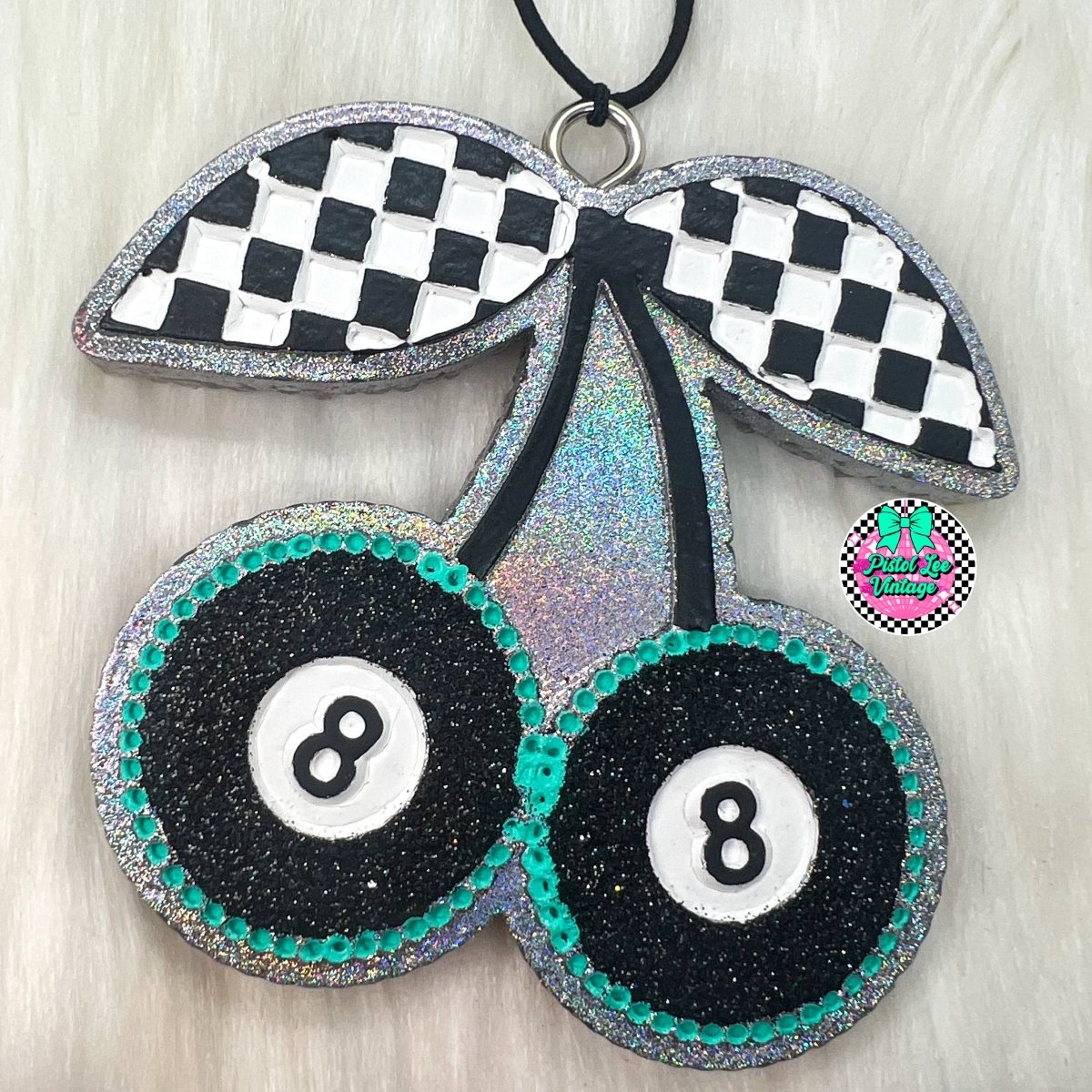 8 Ball Cherry Freshie - Purses & Pearls