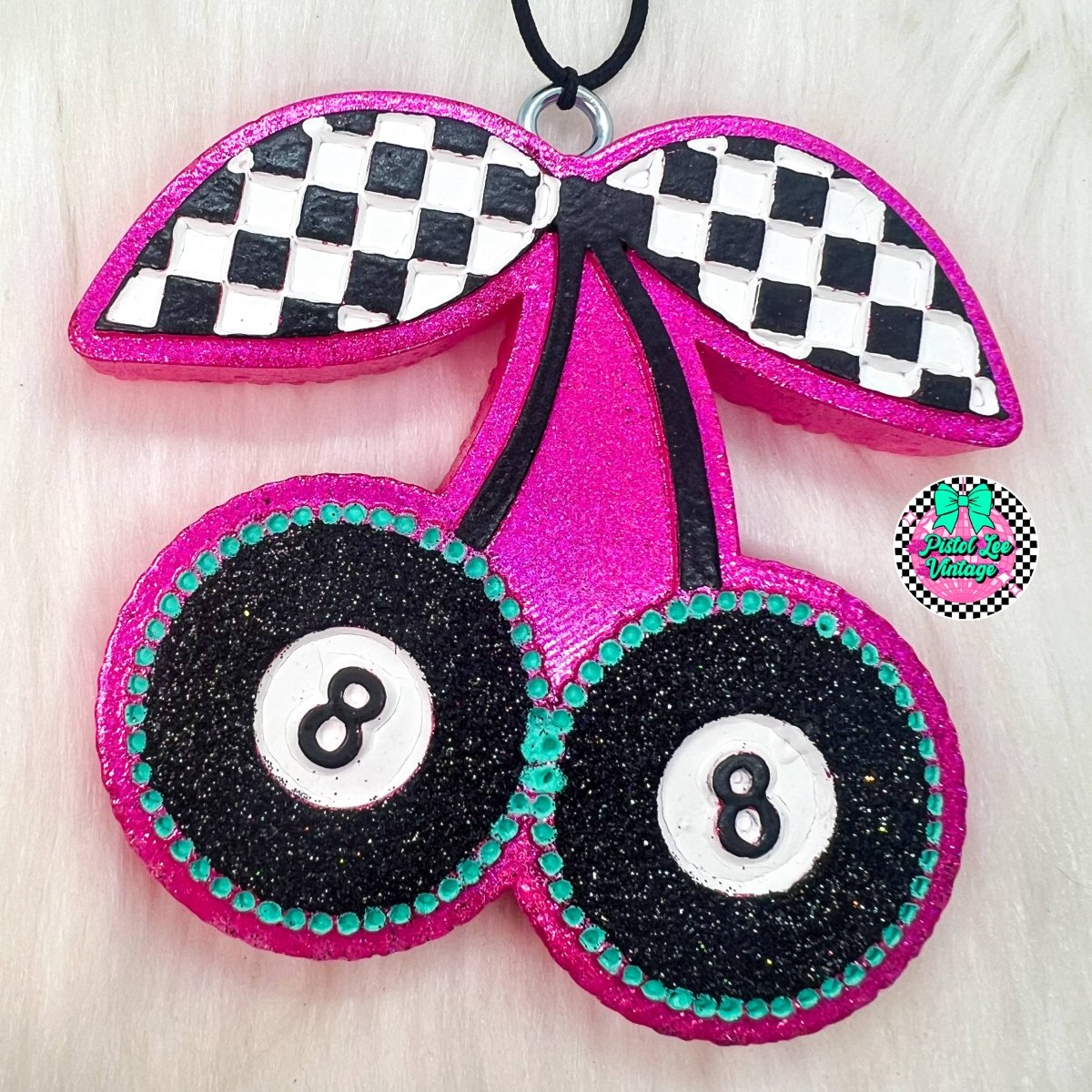 8 Ball Cherry Freshie - Purses & Pearls