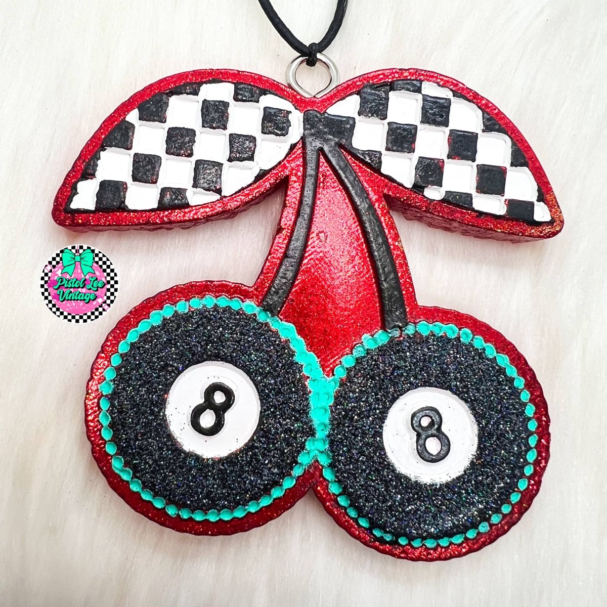 8 Ball Cherry Freshie - Purses & Pearls