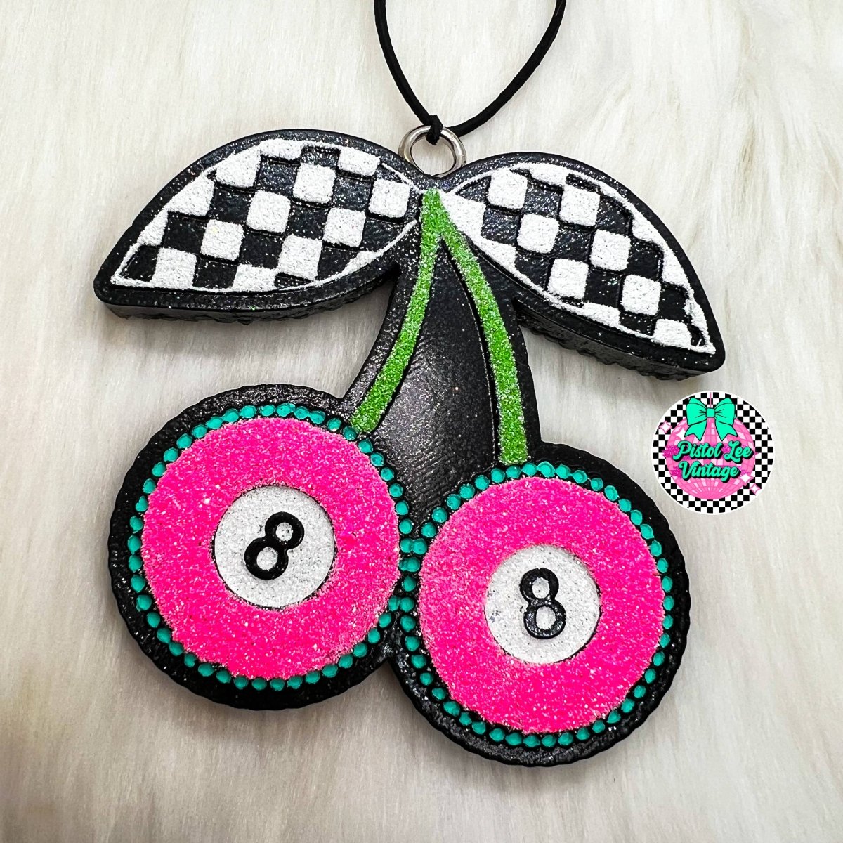 8 Ball Cherry Freshie - Purses & Pearls