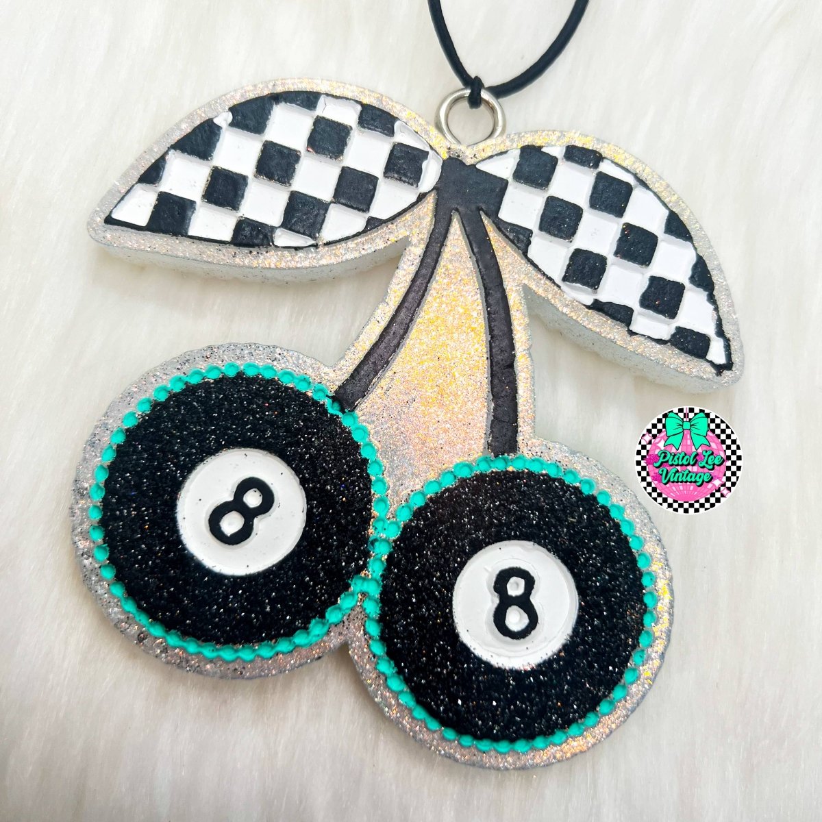 8 Ball Cherry Freshie - Purses & Pearls