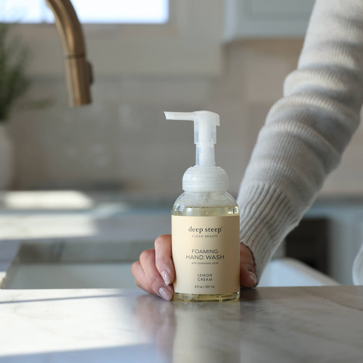 Lemon Cream Moisturizing Foaming Hand Wash 8oz