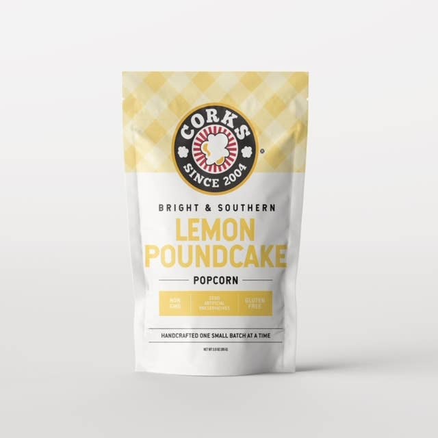 Corks Popcorn - Lemon Pound Cake Popcorn