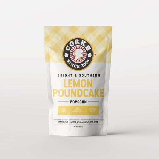 Corks Popcorn - Lemon Pound Cake Popcorn