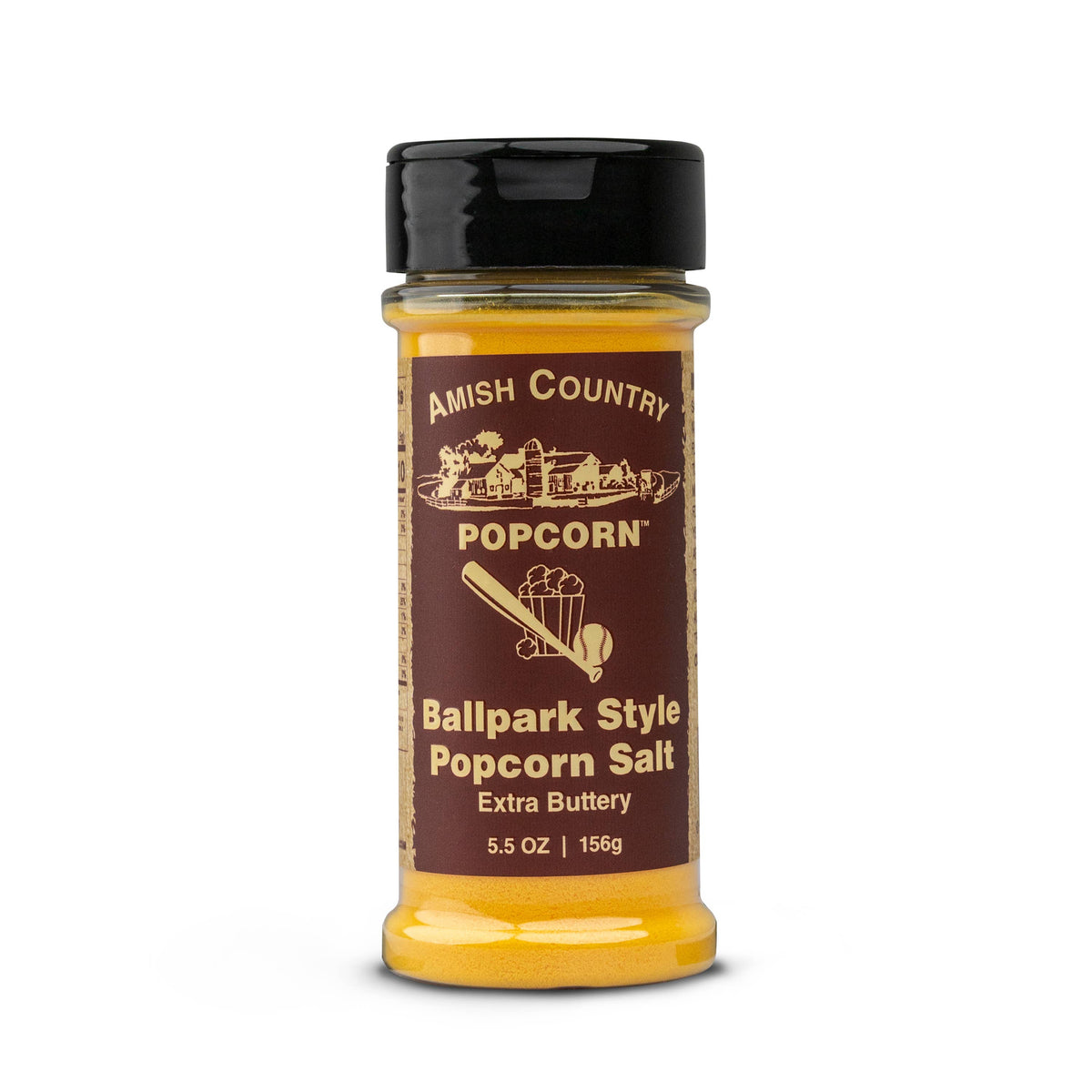 Amish Country Popcorn - 5.5oz. Ballpark-Style Popcorn Salt