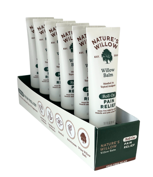 Nature's Willow - MESS-FREE Roll-On Willow Balm Pain Relief