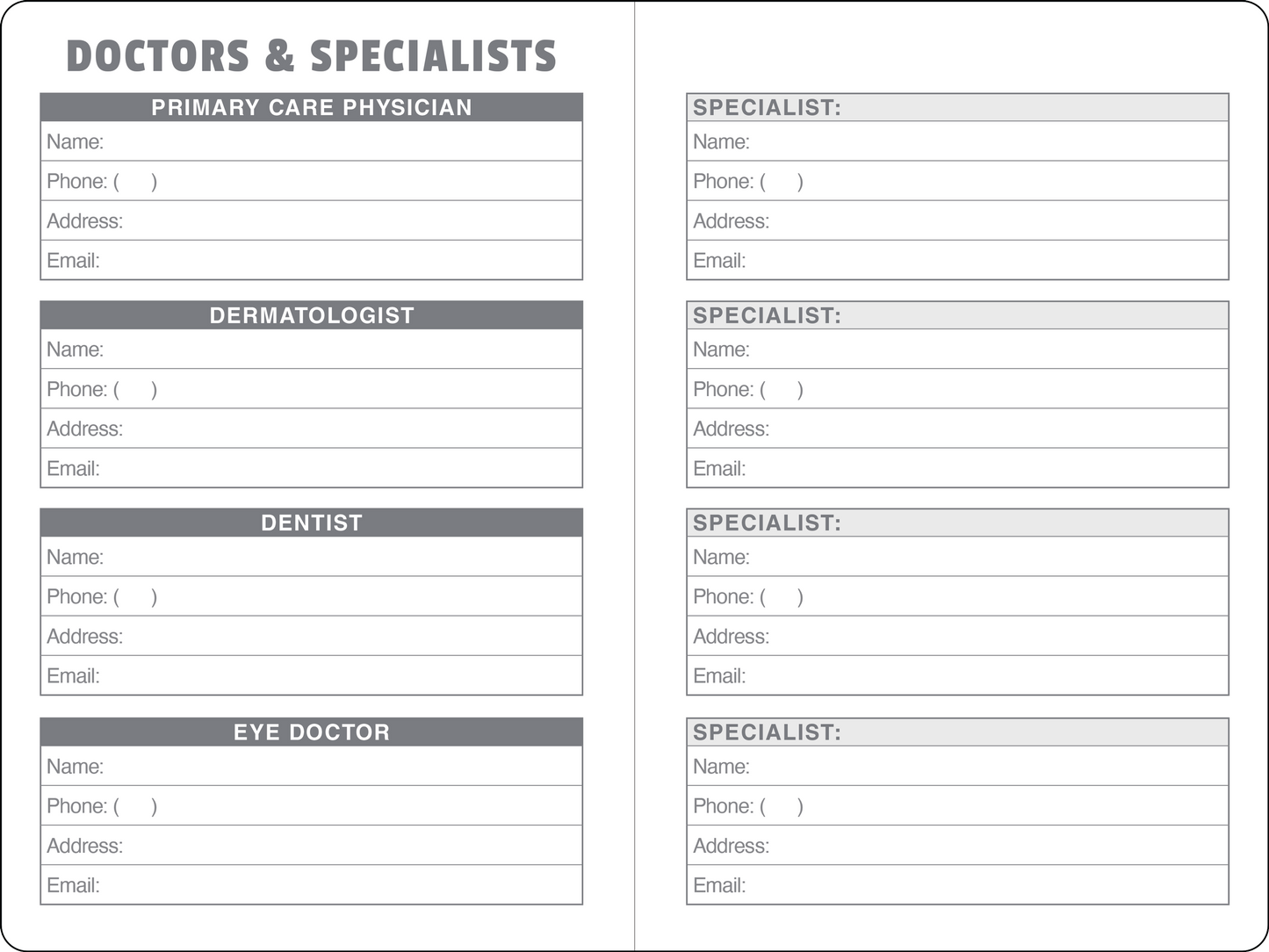 My Personal Daily Medication Logbook (Large Print)