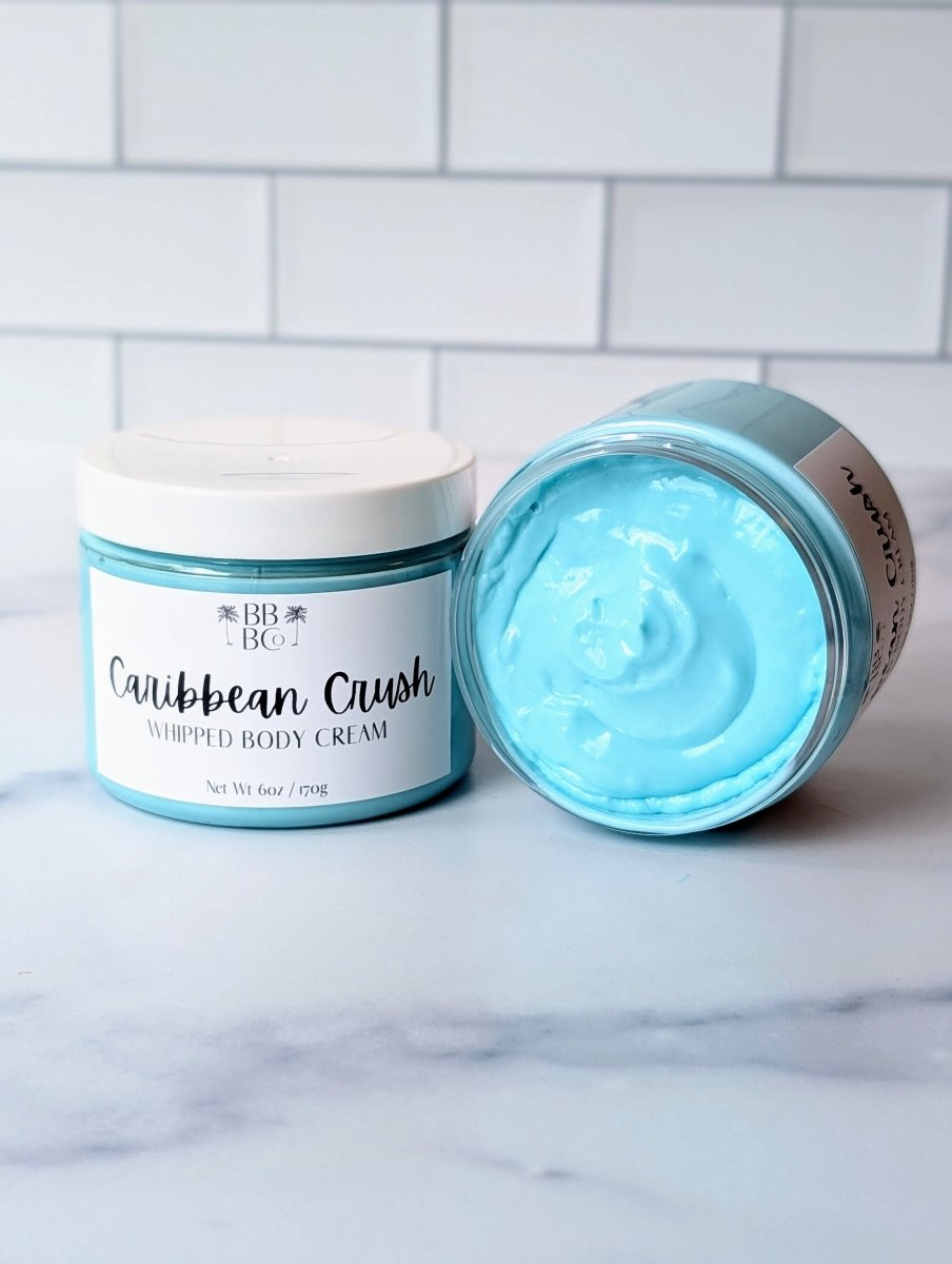 Beachy Bubbles Bath Co - Caribbean Crush Whipped Body Cream - Purses & Pearls