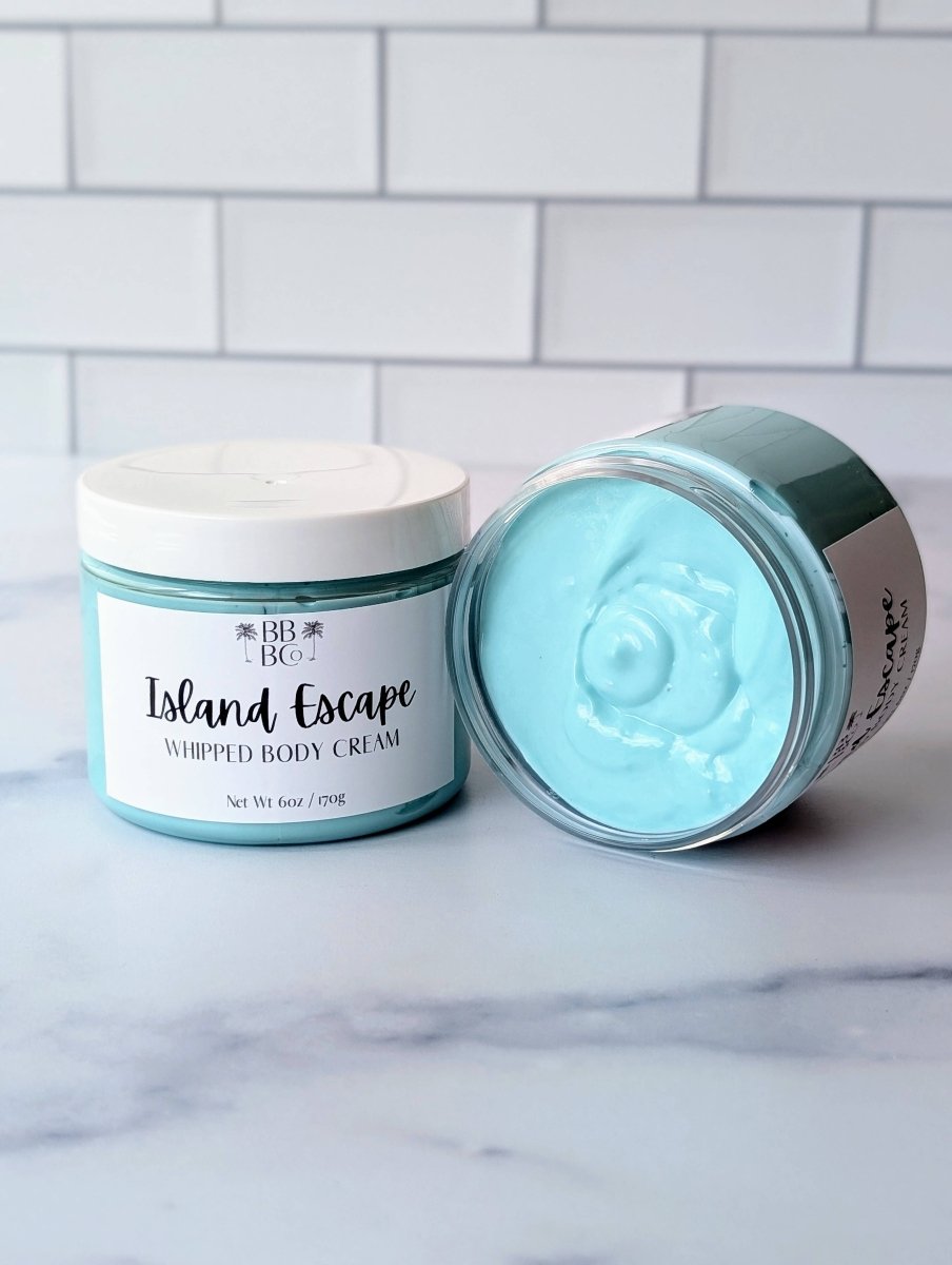Beachy Bubbles Bath Co - Island Escape Whipped Body Cream - Purses & Pearls
