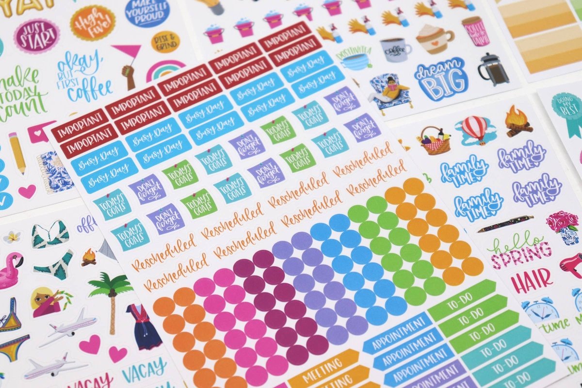 bloom daily planners - Classic Sticker Pack - Purses & Pearls