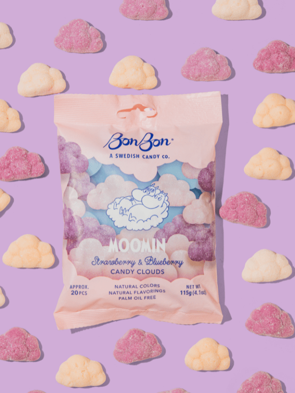 BonBon - A Swedish Candy Co - Moomin Candy Clouds - Purses & Pearls