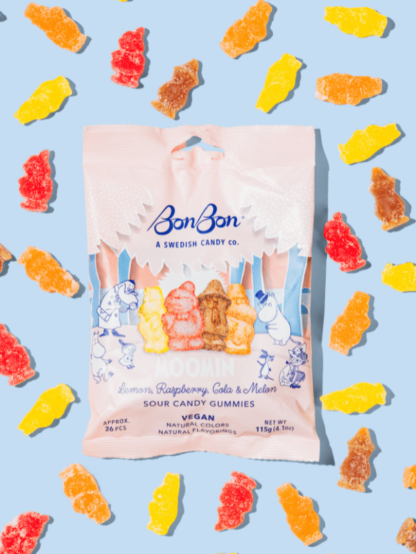 BonBon - A Swedish Candy Co - Moomin Sour Gummies - Purses & Pearls
