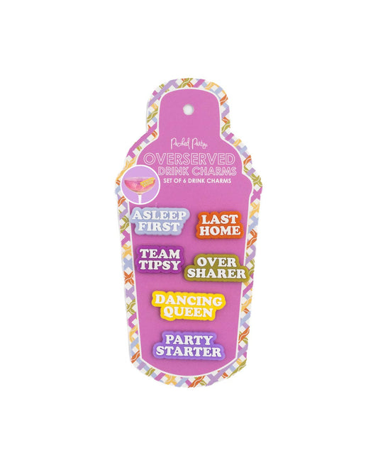Packed Party - Overserved Drink Charm & Marker Set