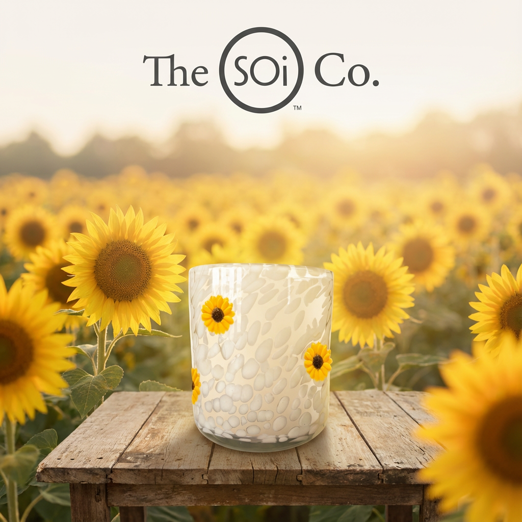 The SOi Company - Golden Sunflower Icon 12oz Candle