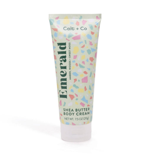 Cait + Co - Shea Butter Body Cream - 7.5oz Emerald | Gem Collection - Purses & Pearls