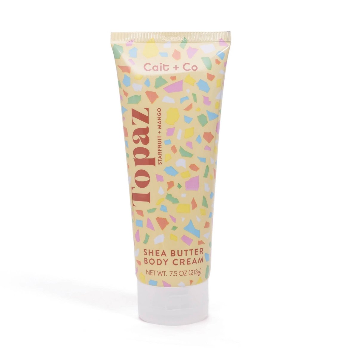 Cait + Co - Shea Butter Body Cream - 7.5oz Topaz | Gem Collection - Purses & Pearls