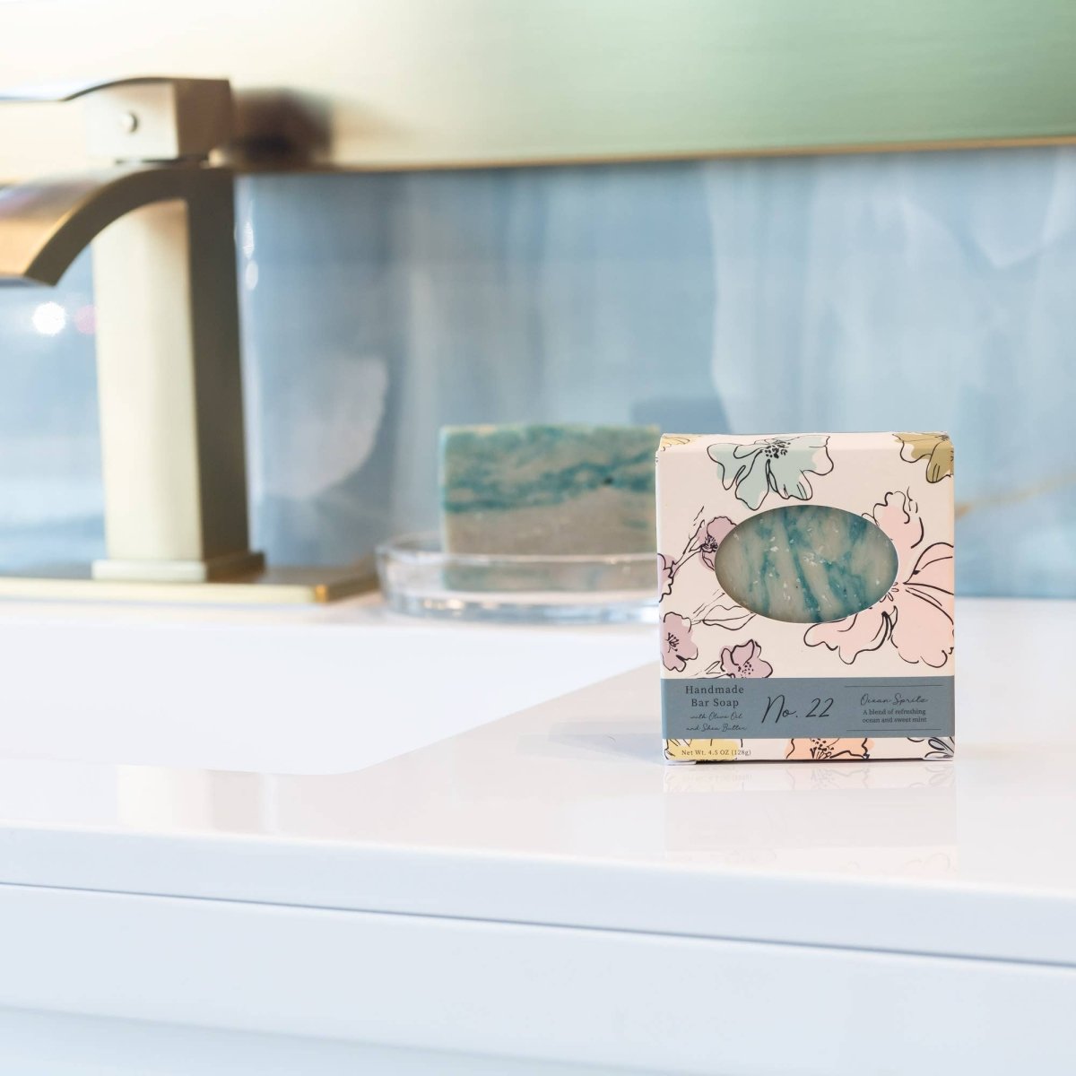 Cait + Co - Wild Blossom Soap No. 22 - Ocean Spritz - Purses & Pearls