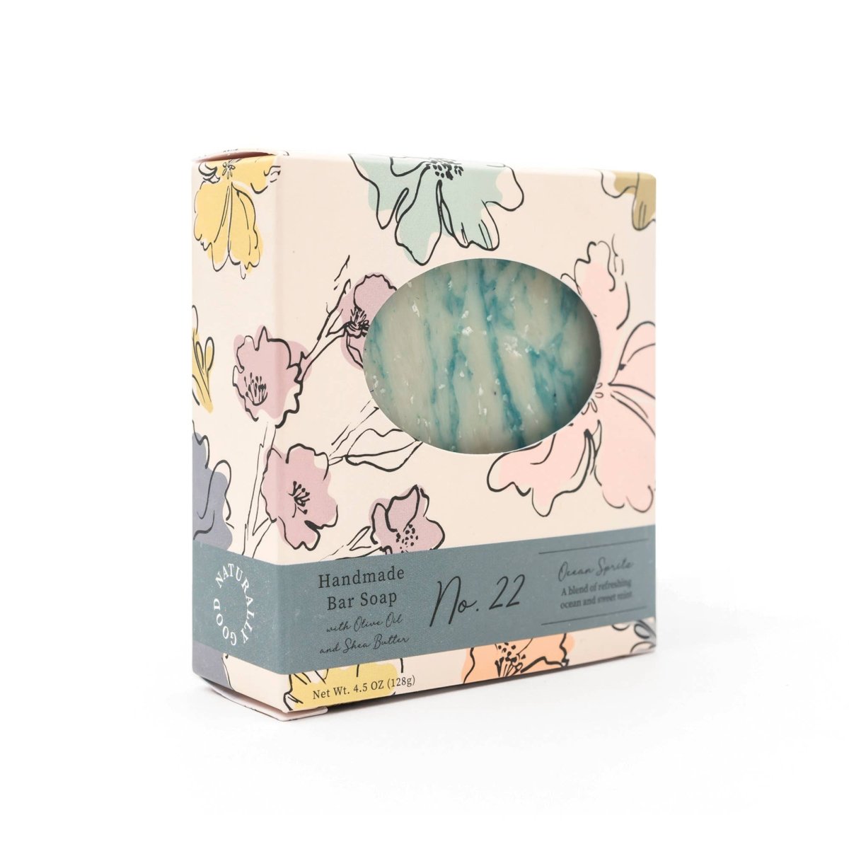 Cait + Co - Wild Blossom Soap No. 22 - Ocean Spritz - Purses & Pearls